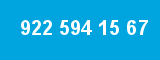 922 594 15 67 922 594 15 67